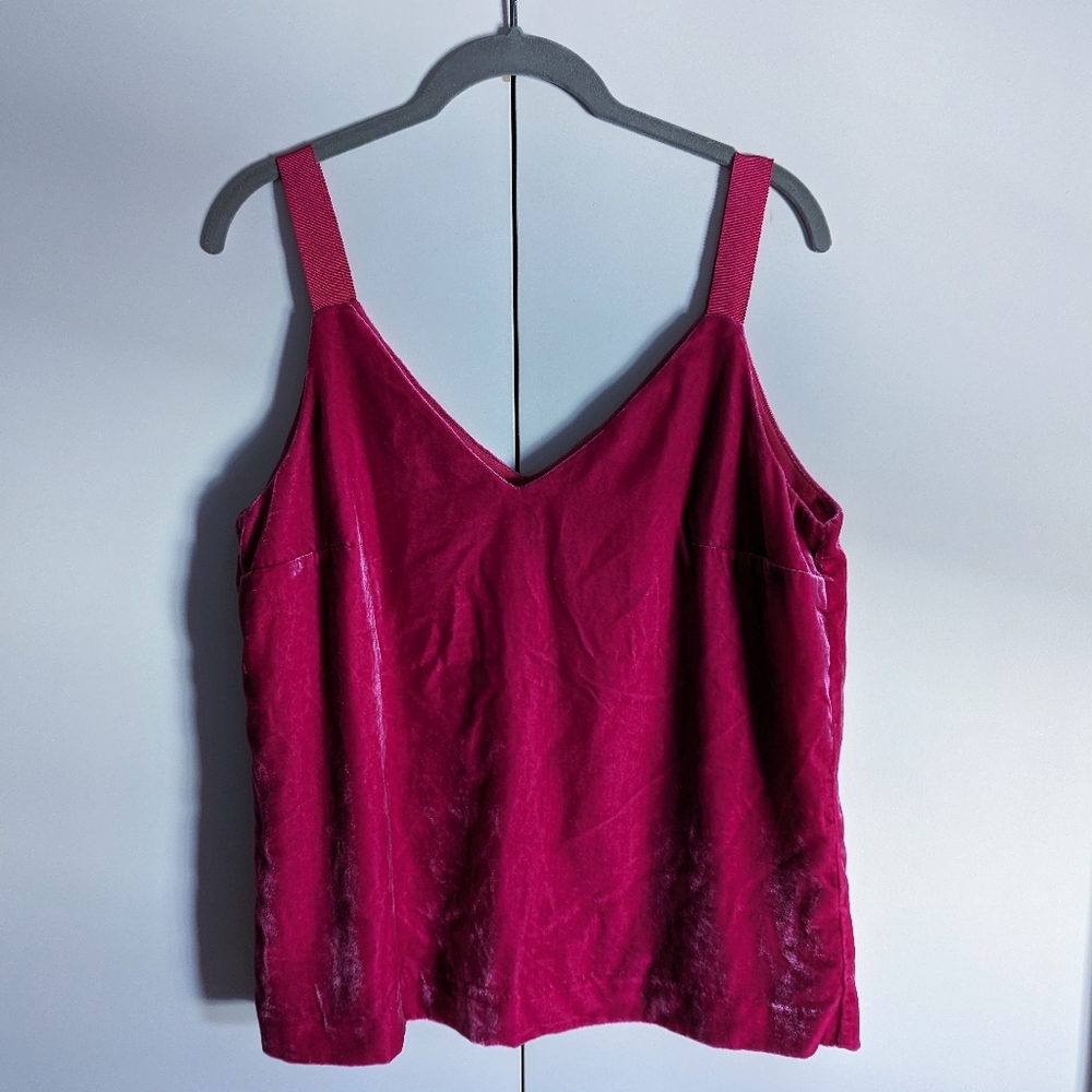 j crew NWT velvet loose tank